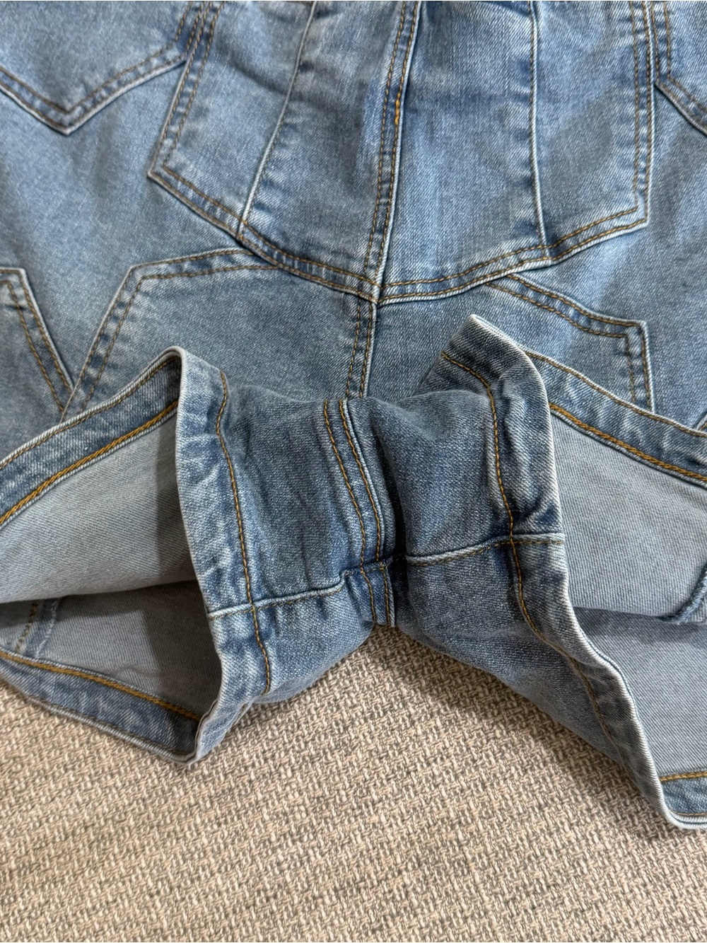 Star Jean Shorts - Picture 4 of 6